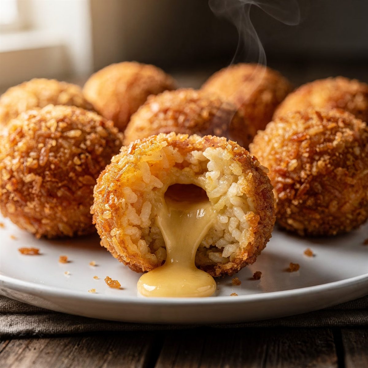 Bolinhos e croquetes empanados